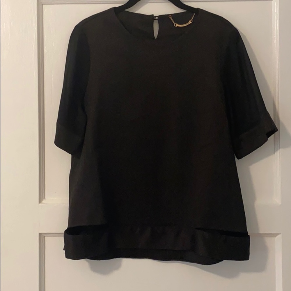 black snakeskin top